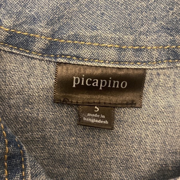 Picapino denim jacket size 5 new with tags - Picture 2 of 5